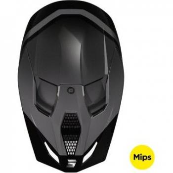 Casco de Cross Shot Race Gear Mips® Sky Gris Cromado