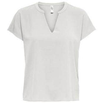 Blusa de Mujer JDYLION S/S Top de Manga Corta y Cuello en V - Color Blanco