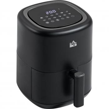Freidora de aire Homcom 3L 1300W con pantalla táctil y programas - Negro