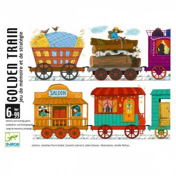 Juego de Cartas Golden Train - A partir de 6 años, Juego Clásico, Djeco