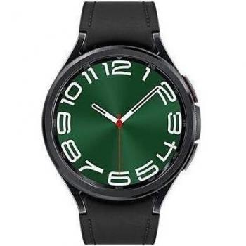 Samsung Galaxy Watch6 Classic LTE 47mm Stainless Steel Case with Sport Band - Black