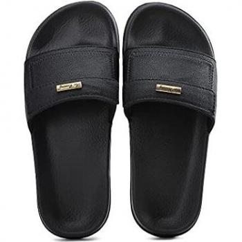 AXBOXING Chanclas Mujer Deslumbrantes/Leopardo/Dorado Sandalias Verano Piscina Playa Interior Al Aire Libre Tamaño 36-41