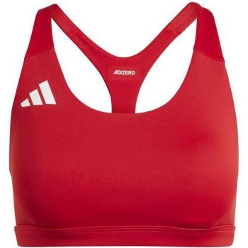 Adidas Adizero Essentials Women's Medium Support Fitness Sports Bra in Team Power Red