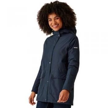 Regatta Women's Mireya Insulated Waterproof Jacket - Navy Spot Print, Size 10