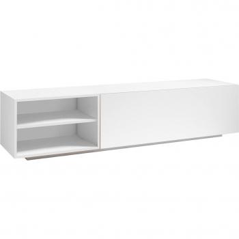 Mueble de TV con dos estantes y puerta abatible Tempo