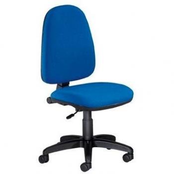 Silla de Escritorio Barata | Silla Oficina Color Azul | Silla despacho Rocada | Cómoda, Ajustable y con Ruedas | Regulable en Altura | Tapizada en Tela Ignífuga