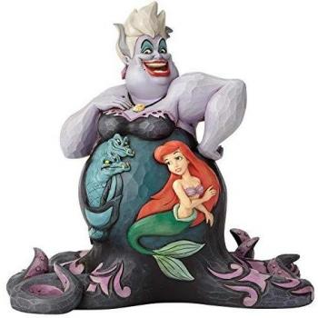 Figura Disney Traditions Enesco - Ursula La Sirenita con Anguila y Escena