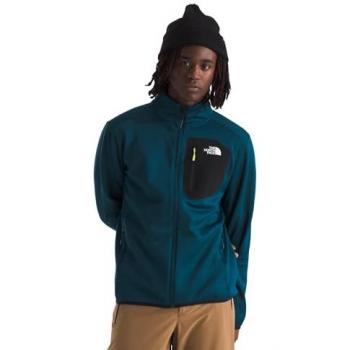 Forro polar The North Face Crest para hombre, color azul oscuro y negro, talla S