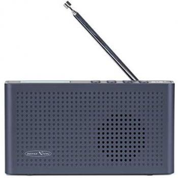 Radio portátil DAB/DAB+ Reflexion TRA26DAB con sintonizador FM y 20 transmisores, compacta y táctil, color negro