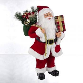 Soporte Babbo Natale Tradicional Grande 80cm