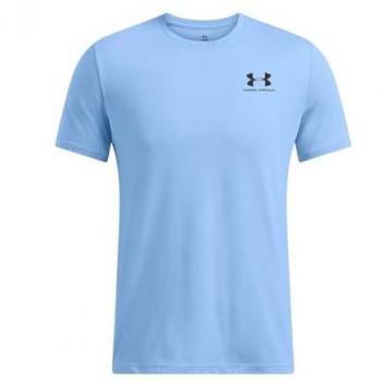Camiseta Under Armour Sportstyle Left Chest manga corta azul celeste - XXL