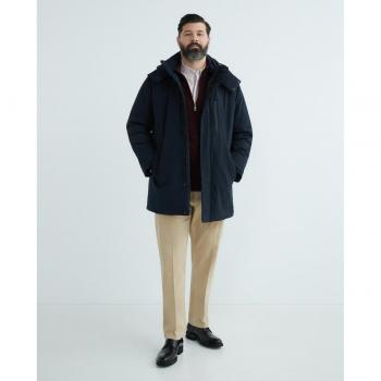 Parka softshell de hombre con capucha en tallas grandes Emidio Tucci