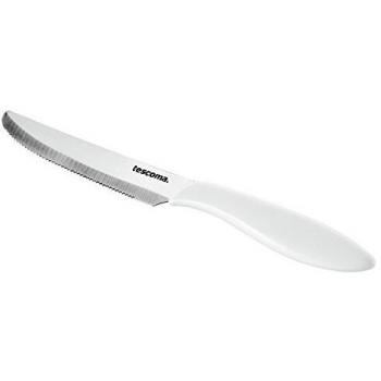 Tescoma Presto Cuchillo de Mesa, Acero Inoxidable, Blanco, 29.5x12x1.8 cm, 6 Unidades