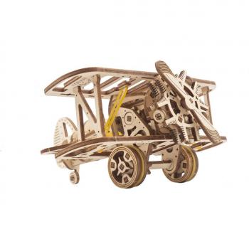 Maqueta de Avión Biplano en Miniatura de Ugears
