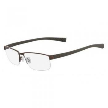 Nike 8098 215 56, Monturas de Gafas para Hombre, Walnut/Cargo Khaki