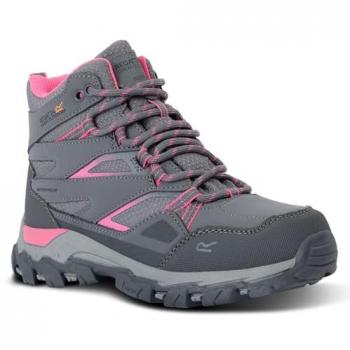 Regatta Kids' Holcombe III Waterproof & Breathable Hiking Boots - Steel Tulip, UK Junior Size 1
