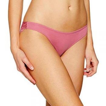 Skiny Soft Flower Rio Slip Braguita brasileña, Granate, 38 para Mujer