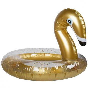 Flotador Hinchable Swim Essentials Swan Glitter Gold 70 cm