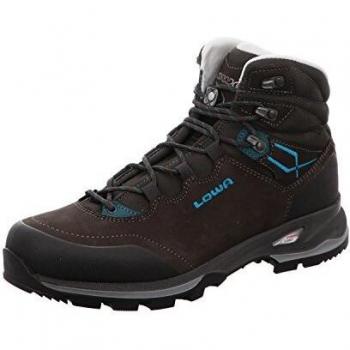 Lowa Lady Light LL Women's Nubuck Hiking Boots - Grey/Turquoise, EU 39