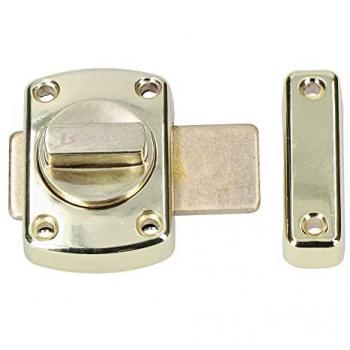 Pasador automático 40mm latón EDM, cerrojo de seguridad dorado, pack 1 unidad