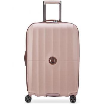 Maleta mediana Delsey Paris St Tropez en elegante tono rosa - ¡Descubre la sofisticación francesa a precios irresistibles!
