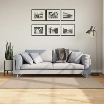 Alfombra de pelo corto suave lavable HUARTE 120x170 cm Color Antracita, Beige, Crema y Arena - Alfombra de área para Sala de Estar, Dormitorio, Habitación y Salón