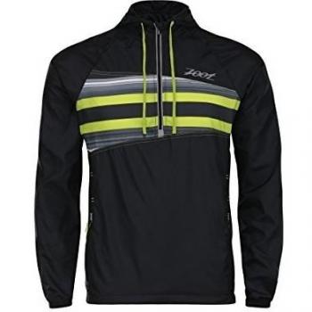 Zoot camiseta para hombre de manga larga de viento Swell{1} /{2} Zip Varios colores negro/verde Talla:medium