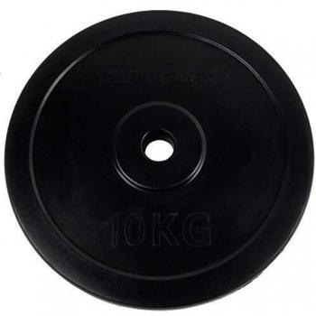 Tunturi Weight Plates Disco Pesa Goma, Unisex Adulto, Black, 1