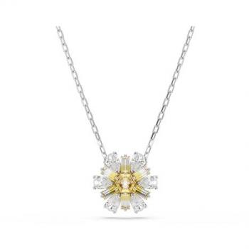 Colgante de Flores Idyllia Bañado en Rodio con Circonitas Transparentes - Swarovski