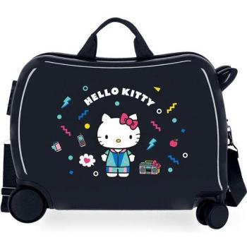 Maleta de cabina Castle of Hello Kitty rígida con capacidad de 34L - Azul Marino