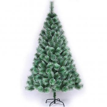 ?rbol de Navidad artificial nevado con soporte metálico