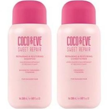 Coco & Eve Sweet Repair Hair Rehab Kit - Restoring Shampoo & Conditioner Duo 280 ml