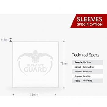 Ultimate Guard 10113 Fundas para Juegos de Mesa, 73 x 73 mm (10113)