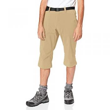 Maier Sports Jennisei Men's Breathable Stretch Capri Pants Size 58 Beige