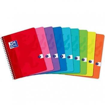 Cuaderno de espiral Oxford 170 x 220 mm, cuadrícula 5x5, 180 páginas, cubierta cartón
