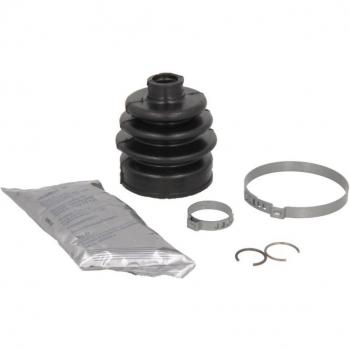 Kit de fuelles para eje de transmisión SPIDAN 23069, incluye fuelles de goma resistentes a altas temperaturas y condiciones adversas, con abrazaderas metálicas, diseñado para vehículos específicos, facilita la protección del eje de transmisión cont