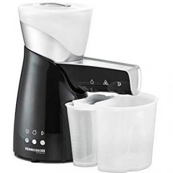 Extractor de jugos Rommelsbacher Emilio Negro, Plata 650 W para frutos secos y semillas prensado en frío