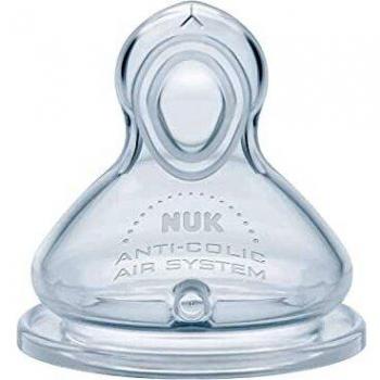 Tetina NUK First Choice+ Control de Flujo Silicona 6-18 meses - Sin BPA