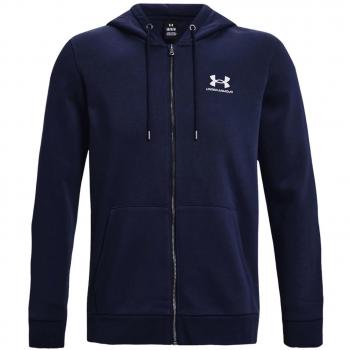 Under Armour Essential Fleece Full Zip Hoodie - Navy - Men's Medium