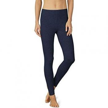 Mey Cotton Pure Women's Long Leggings with Elastic Waistband in Night Blue, Size 46/XXL