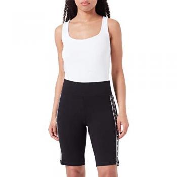 Bermudas Shorts Champion 116145-Kk001 para mujer en color negro, Malla corta Champion Sport Logo negro gris mujer - M, Bañador Champion Legacy Tape 2.0 High Waist Biker, Negro, M, Mujer