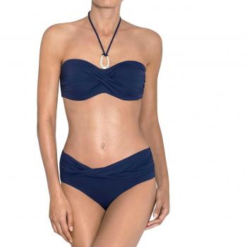 Bikini Triumph Bandeau sin aros Marino