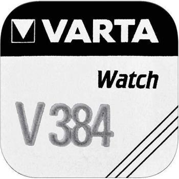 VARTA V384 Silver Oxide Watch Battery - 1.55V, 37mAh