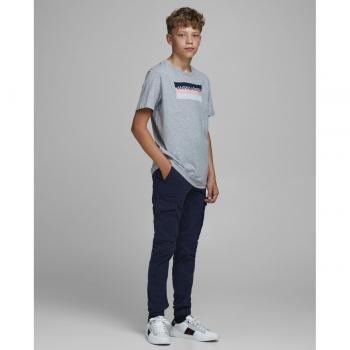 JACK&JONES Niño Pantalón Cargo Azul Marino Multibolsillo