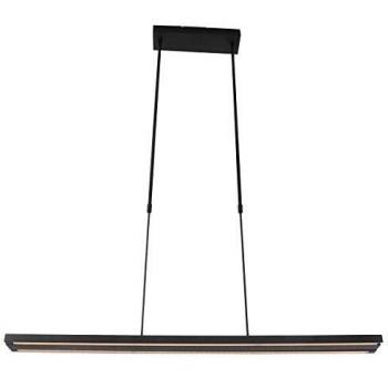 Lámpara colgante LED Zelena ajustable de 80cm en negro con luz blanca regulable (2200K - 4000K)
