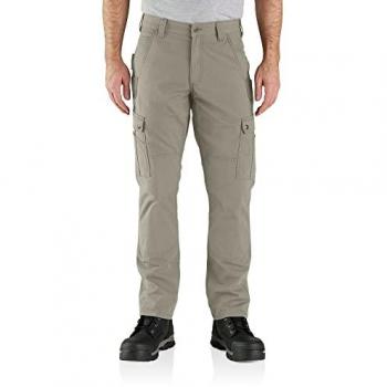 Pantalón Cargo Carhartt Relaxed Ripstop para Hombre - Gris, Talla 32W x 32L, Ajuste Relajado, Material Rugged Flex