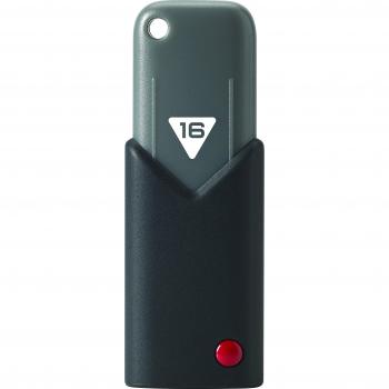 Emtec ECMMD16GB103 - Memoria USB 3.0 Click 16 GB negra y gris