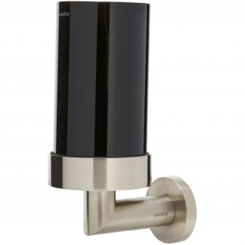 Pomdor - Portacepillos pure pvd niquel mate - negro heritage