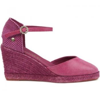 Espadrilles La Valeta Leticia - Sandalias de Mujer Comodidad y Elegancia en color Fucsia