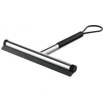 Limpiaparabrisas de acero inoxidable pulido Zack Jaz, corto - 24 cm x 23 cm